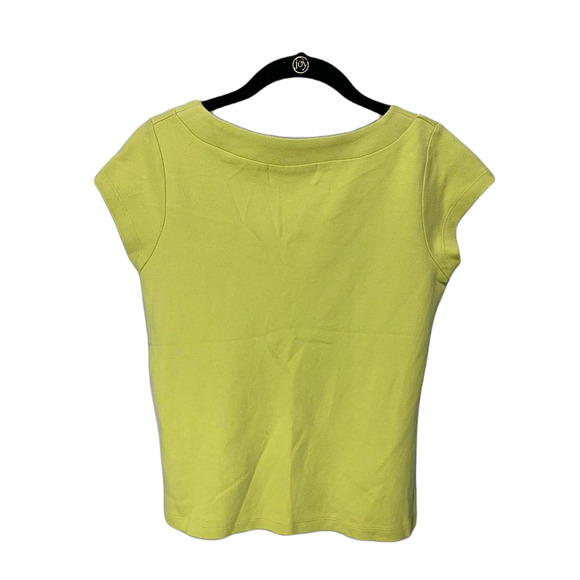 Casual Corner Annex Petite Yellow Top With Decorative Ring Accent Size XS - Picture 2 of 3